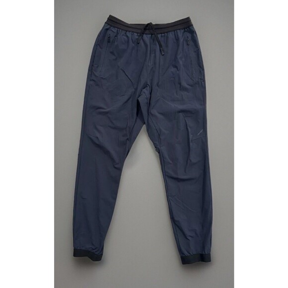 HILL CITY Mens Jogger Pant Sz Medium Blue Tech Athletic Performance Drawstring - Picture 1 of 16